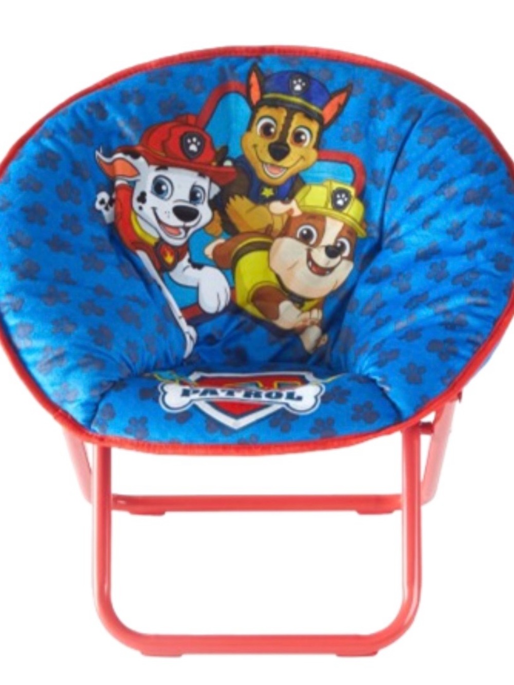 Paw Patrol Blue and Red Kids Character Seat Cushion